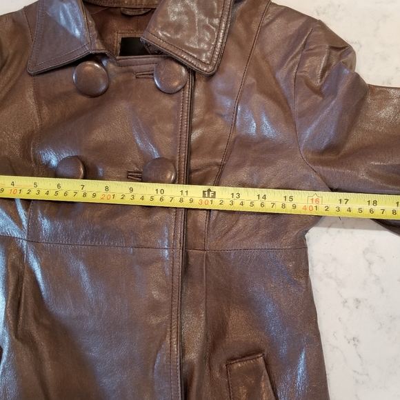 🧥VERO MODA GENUINE LEATHER COAT - Picture 5 of 16